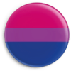 Button für Bisexuelle 3 cm Rund