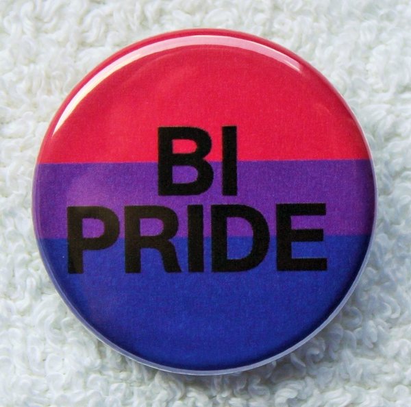 BI PRIDE" Button L für Bisexuelle