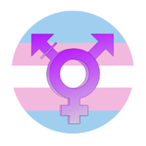 Großer Transgender Button