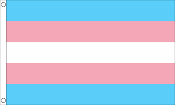 Transsexuelle Flagge  90 x 150 cm