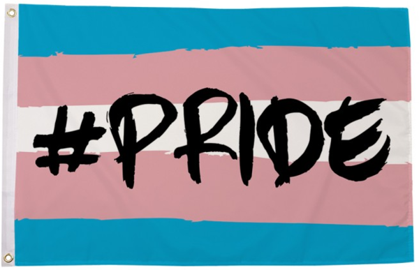 Transgender Fahne #PRIDE 90 x 150 cm