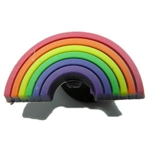 Anstecker "Regenbogen" für's Knopfloch