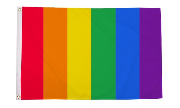Regenbogen Vertikal Fahne  90 x 150 cm