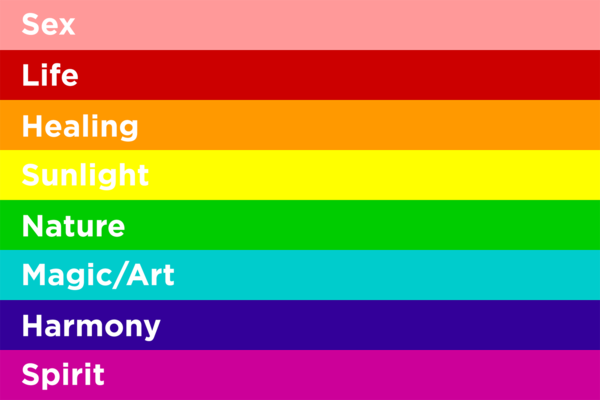 Regenbogenmagnet in den 8 Originalfarben