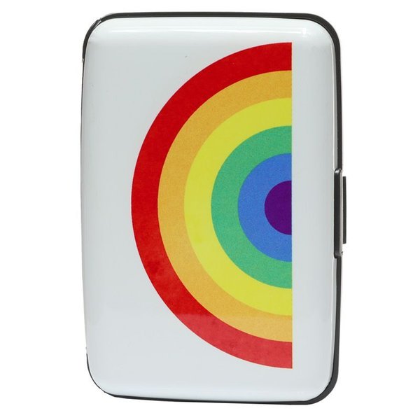 Regenbogen Kartenetui mit RFID-Schutz