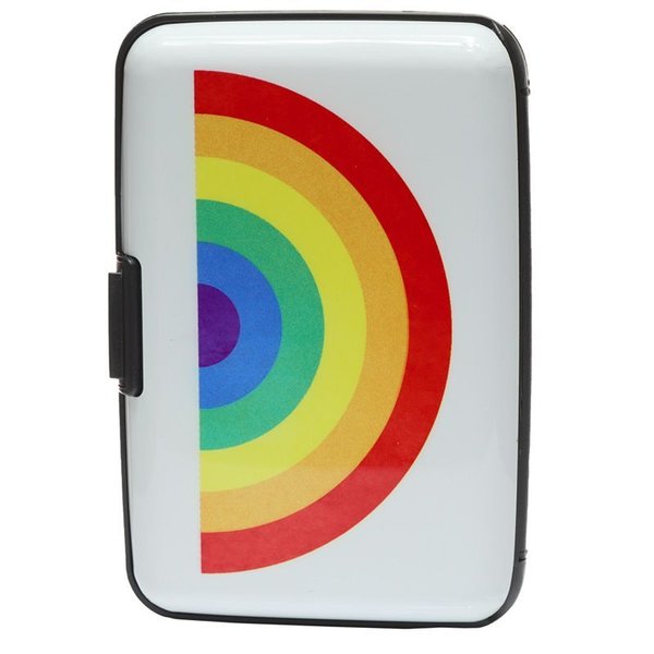 Regenbogen Kartenetui mit RFID-Schutz
