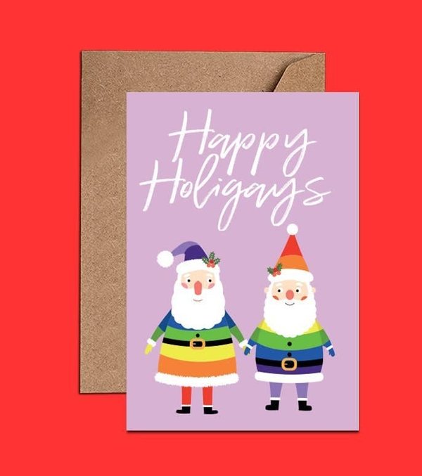 HAPPY HOLIGAYS HOLIDAY CHRISTMAS CARD