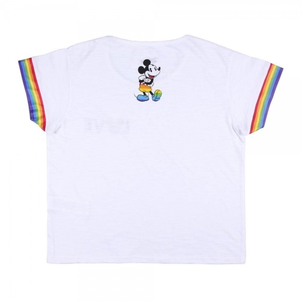 Disney Pride LOVE Kurzarm T Shirt für Damen